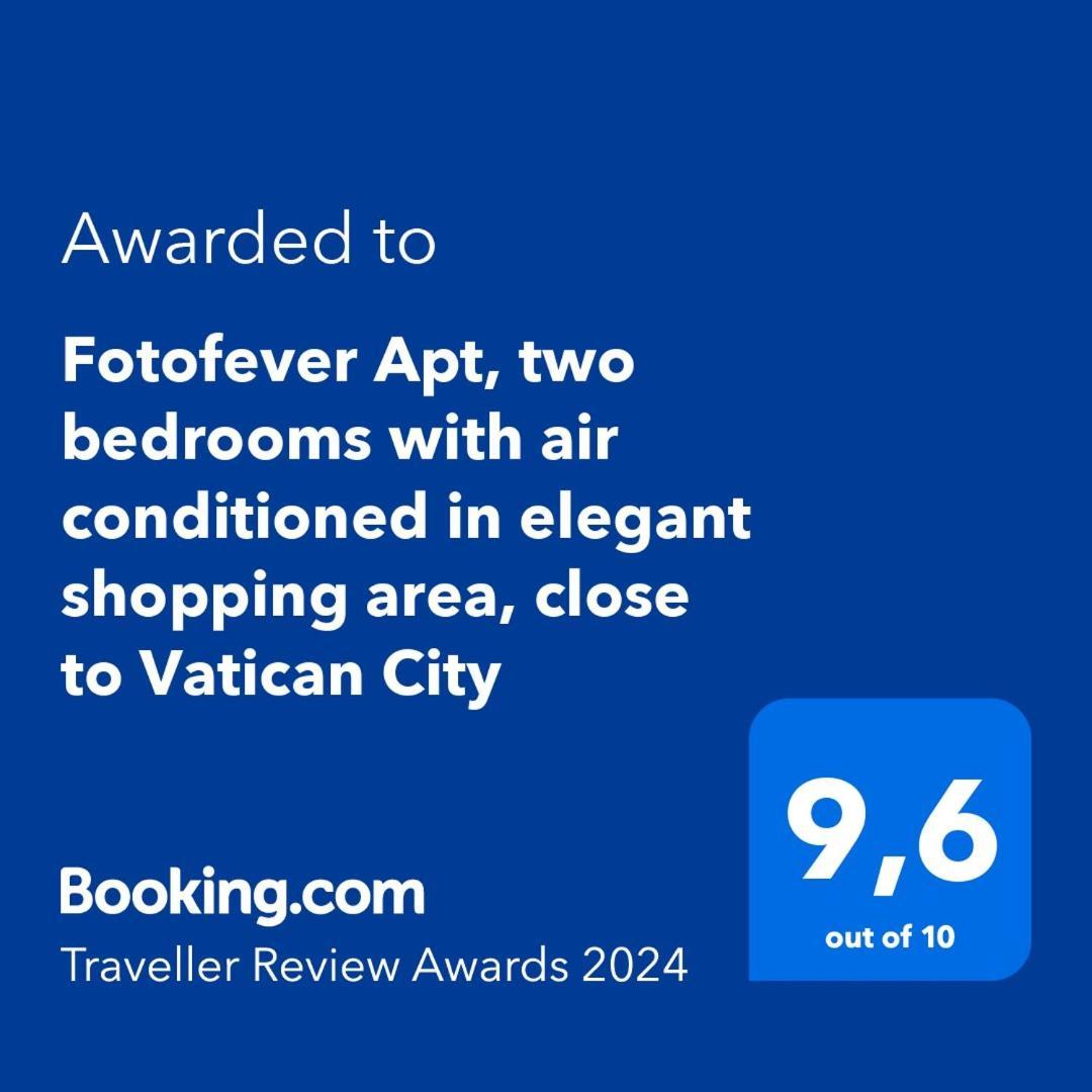 Fotofever Apt, Two Bedrooms With Air Conditioned In Elegant Shopping Area, Close To Vatican City Rom Exterior foto
